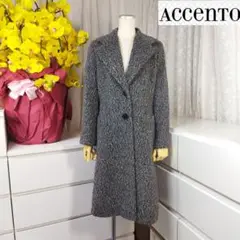 新品同様 44 ACCENTO By MARZOTTO 高級 アルパカ コート
