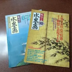 趣味の水墨画の本２冊セット