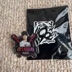 阪神タイガース 中野投手 ピンズ 未使用品