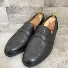 【美品】JACKSON BILLジャクソンビル ローファー シボ革 25.5