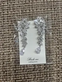Bride me クリスタルウェディングイヤリング