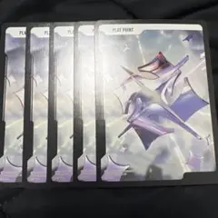 XrossStars　クロススターズ PP プレイポイント　5枚