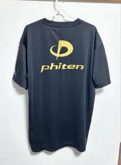 phiten ファイテン Tシャツ ポリエステル素材　3XOサイズ　黒ブラック