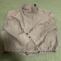 お値下げしましたIENA カーキ スタンドカラー ジャケット　七分袖
