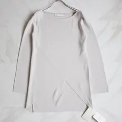 【新品タグ付き】NOBLE レーヨンカットソー ピンクベージュ F