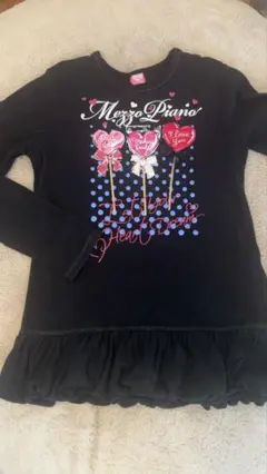 メゾピアノジュニアクリスタルトップス