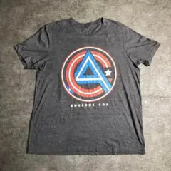 【ヴィンテージ】ビックロゴ アルファベットA ZSM5 Tシャツ 古着