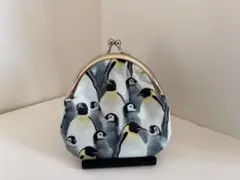 手作りがま口・ペンギン