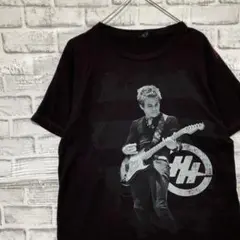 ミュージックツアー90sヴィンテージTシャツ！ブラウン半袖古着M28