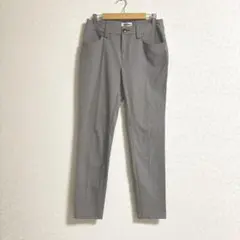 【モネガル】チェックパンツ 38 黒白 ストレッチ素材 エプタモーダ 日本製