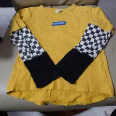イエロー 長袖カットソー サイズ120