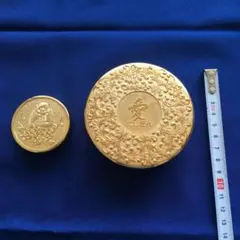 高級品‼️24KGP 純金加工 小物入れ　朱肉入れ　福 24KGP 純金加工 小物入れ 朱肉入れ 福 - メルカリ
