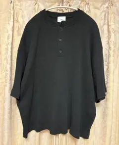 EPIC ヴィンテージ加工半袖ヘンリーネックTシャツ