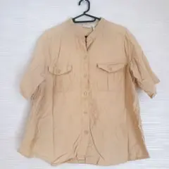 STRETCH WHITE ASTAG Lサイズ ベージュ ポケット ボタン