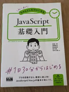 初心者からちゃんとしたプロになる JavaScript基礎入門 表紙以外キレイ
