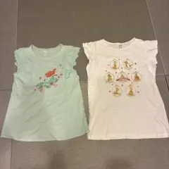 ユニクロ　UT ディズニー　プリンセスTシャツ 二枚セット 150 160