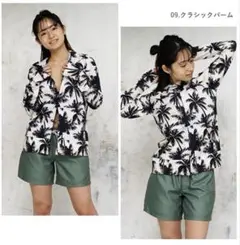 Helei Waho ラッシュガード クラシックパーム柄 ヘレイワホ