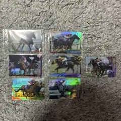 【匿名配送】サラブレッドホースコレクションツインウエハース ７枚セット