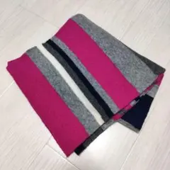 マッキントッシュフィロソフィー ボーダーマフラー 美品