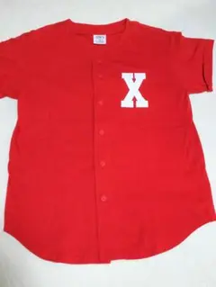 古着 SHAKA WEAR Xエックス Tシャツ 赤 Ｍサイズ