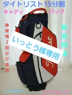 タイトリストキャディバッグ15分割10インチ
