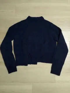 CINOH チノ アシンメトリーニット ネイビー size38