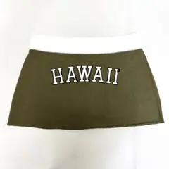 Hawaiiロゴ　ショートパンツ　ミニスカート