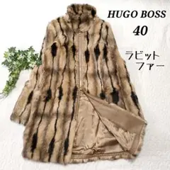 美品✨HUGO BOSS　ロングファーコート　ラビット×レザー　レオパード 2025年最新】Hugo Boss レディース 毛皮・ファーコートの人気