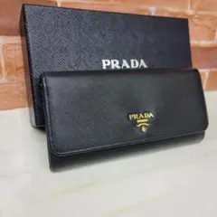 PRADA☆鑑定済☆サフィアーノ 黒 ブラック プラダ財布