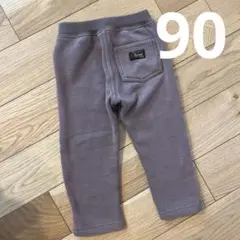 しまむら　裏起毛　ベビー　長ズボン　90