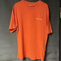 UNIQLO UT オレンジ プリントTシャツ Lサイズ