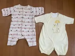 ユニクロ&アカチャンホンポ　 ロンパース2点セット
