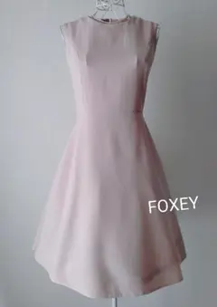 ☆FOXEYフォクシーウールワンピースピンク系☆38☆