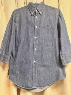 Journal Standard TRISECT七分袖デニムシャツSサイズ