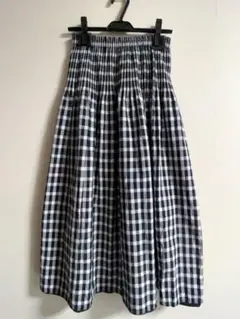 simplicite シンプリシテェ　リバーシブルチェックスカート