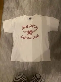 美品　ザリアルマッコイズ ホワイト　tシャツ　40 ウエアハウス　beams