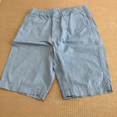 UNIQLO 水色 ハーフパンツ 140サイズ