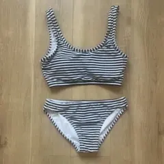 ロキシー　ストライプ柄　ビキニ