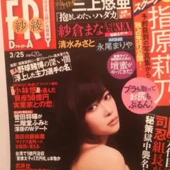 フライデー　2016.3.25　指原莉乃　紗綾　三上悠亜　紗倉まな