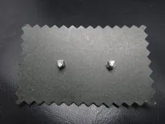 ハートCZ”キュービックジルコニア” 3㎜ マグネット イヤリング(ピアス風)