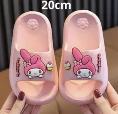 女の子可愛いサンダル　スリッパ キャラクター プール 防水スリッパ20cm