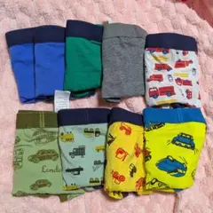 120 男児下着 9枚セット ブリーフ 前開き 男の子 130