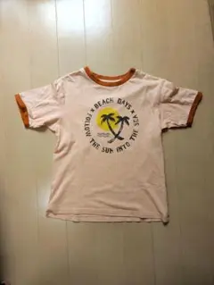 UNIQLO キッズ Tシャツ ペールオレンジ