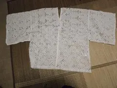 ホワイト レース編み カーディガン 去年購入しました 完売品です。新品です。