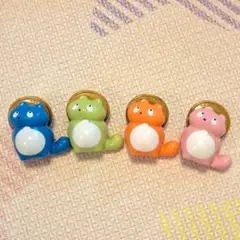 ぼんやり子だぬき　フィギュア4体セット　part1 ガチャガチャ　ガシャポン