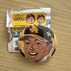 ソフトバンクホークス 小久保監督　缶バッジ