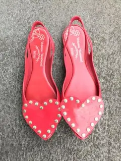 Vivienne Westwood ハート ラバーサンダル レッド