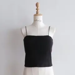 SEAROOMLYNN オールドコットRIB FitパッドSQUAREキャミ