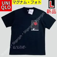 ユニクロ　マグナムフォト　Tシャツ　半袖　ブラック　Lサイズ