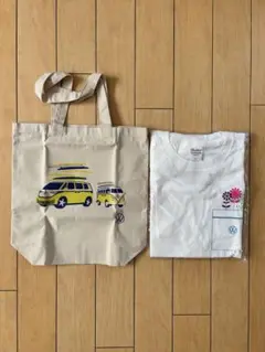 未使用 フォルクスワーゲン トート　Tシャツ Lサイズ ビートル ワーゲンバス